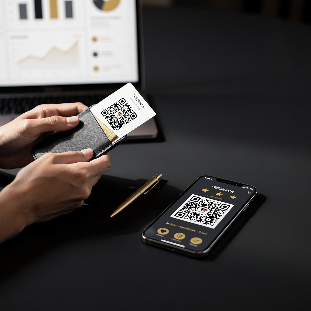 Onyx Labs QR feedback system - customer loyalty platform for reputation management and review generation